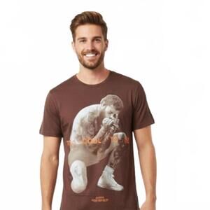 T-Shirt / Post Malone / Too Cool To Die Graphic T-Shirt / Brown / Small / New